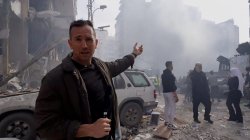 BBC at the site of Israeli air strikes in Beirut