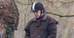 Sour-faced Andrew Mountbatten-Windsor pictured in Windsor after latest Epstein release
