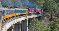 One of longest train journeys featuring 86 tunnels and 37 bridges took 90 years to finish